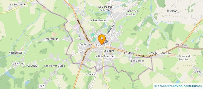 localisation de l'entreprise SARL ETS ASSIMON à AIGURANDE
