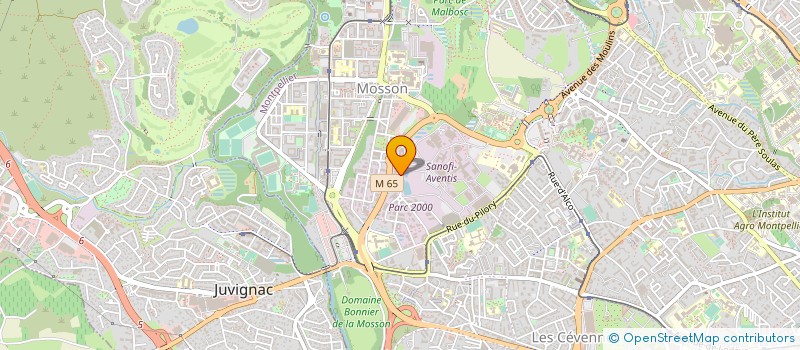 localisation de l'entreprise SARL ETS BASTIDE à MONTPELLIER