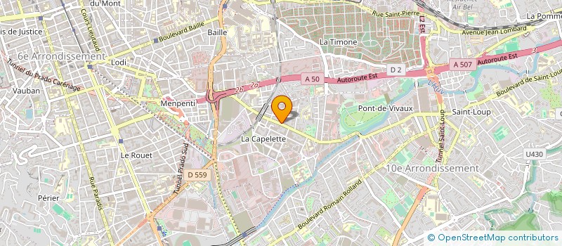 localisation de l'entreprise SARL ETS BONNE ET MERSON à MARSEILLE