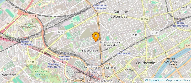 localisation de l'entreprise SARL ETS BRULFERT à COURBEVOIE