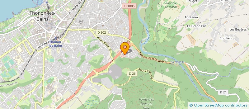 localisation de l'entreprise SARL ETS BUTTAY FRERES à THONON-LES-BAINS