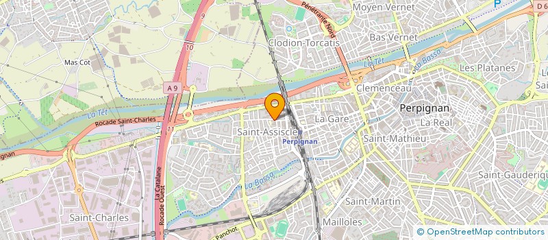 localisation de l'entreprise SARL ETS DELPRAT  PERPIGNAN