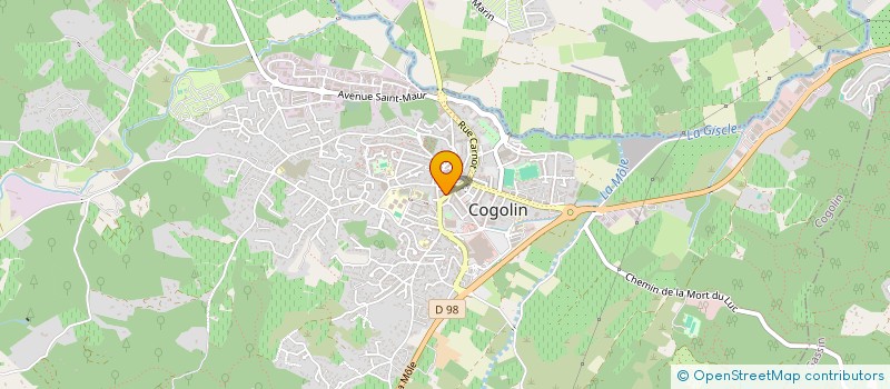 localisation de l'entreprise SARL ETS DETEZ à COGOLIN