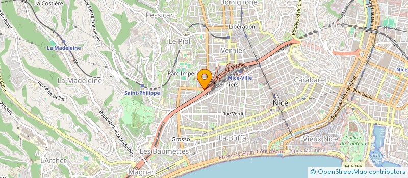 localisation de l'entreprise SARL ETS DUBOIS à NICE