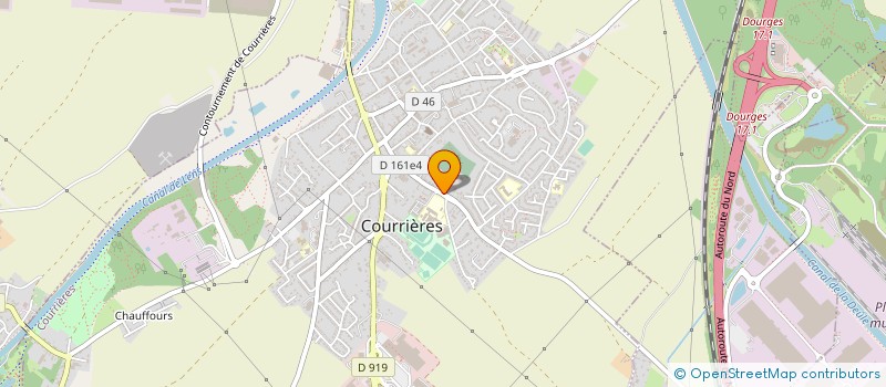 localisation de l'entreprise SARL ETS FANION à COURRIERES