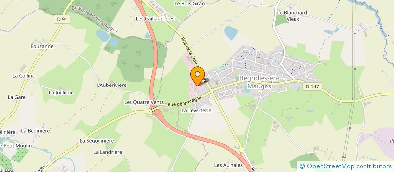 localisation de l'entreprise SARL ETS GEORGES BRONGNIART à BEGROLLES-EN-MAUGES