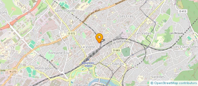 localisation de l'entreprise SARL ETS LORIGUET à BESANCON