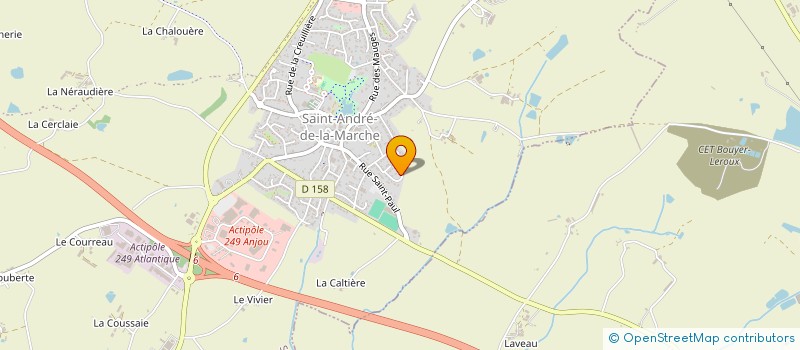 localisation de l'entreprise SARL ETS M.MANDIN à SEVREMOINE