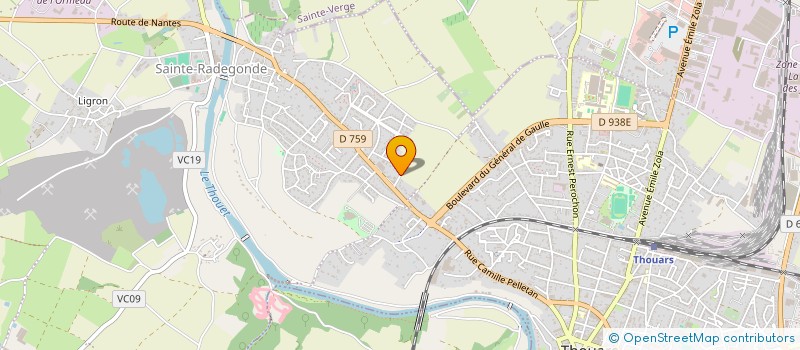 localisation de l'entreprise SARL ETS MARC BERTAUD à THOUARS