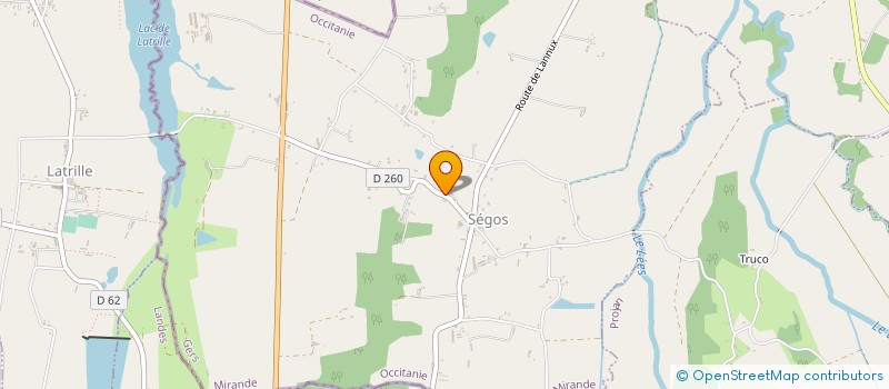 localisation de l'entreprise SARL ETS MINVIELLE  SEGOS