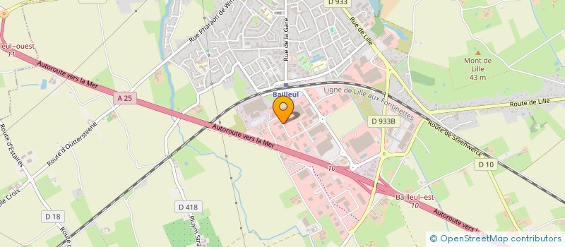 localisation de l'entreprise SARL ETS MJL PYCKAERT à BAILLEUL