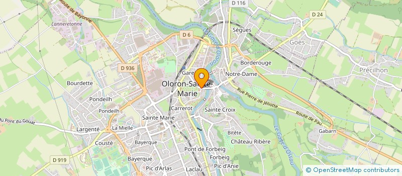 localisation de l'entreprise SARL ETS NICOLAS à OLORON-SAINTE-MARIE