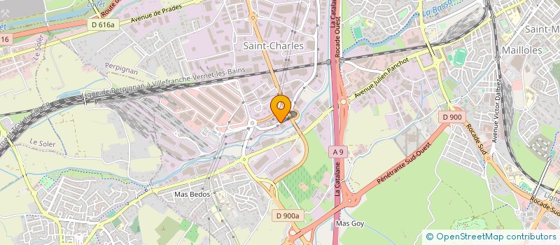 localisation de l'entreprise SARL ETS NOLLA FRUITS à PERPIGNAN