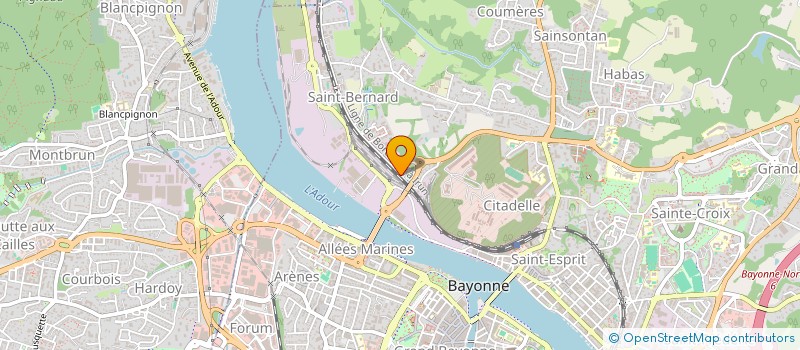 localisation de l'entreprise SARL ETS PARTARRIEU  BAYONNE
