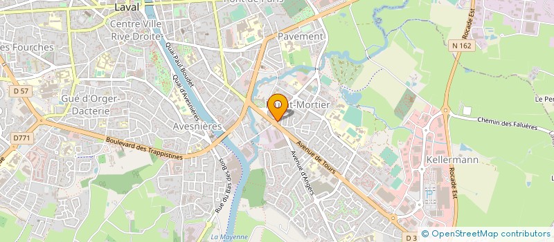 localisation de l'entreprise SARL ETS QUARGNUL à LAVAL