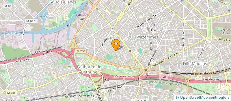 localisation de l'entreprise SARL ETS SERGE BAETENS à LILLE