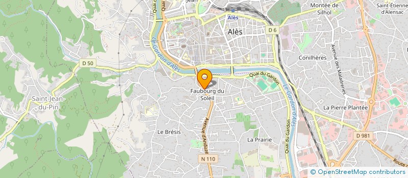 localisation de l'entreprise SARL ETS SONMEZ à ALES