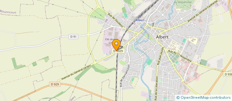 localisation de l'entreprise SARL ETS TARLEE à ALBERT