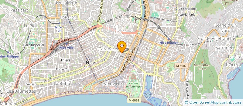 localisation de l'entreprise SARL ETTA à NICE