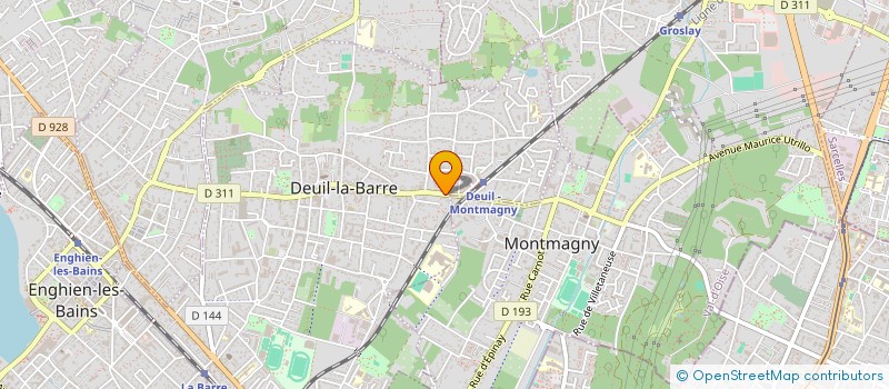 localisation de l'entreprise SARL ETTRA à DEUIL-LA-BARRE