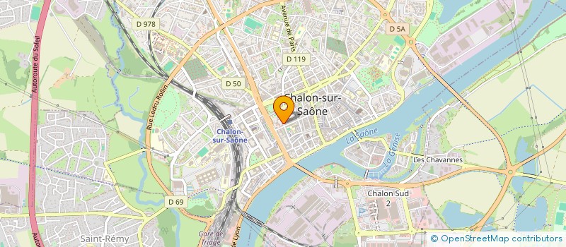 localisation de l'entreprise SARL ETUDE-CONCEPTION-IMPLANTATION à CHALON-SUR-SAONE