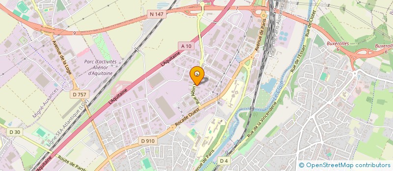 localisation de l'entreprise SARL ETUDE CONSEIL SECURITE  POITIERS