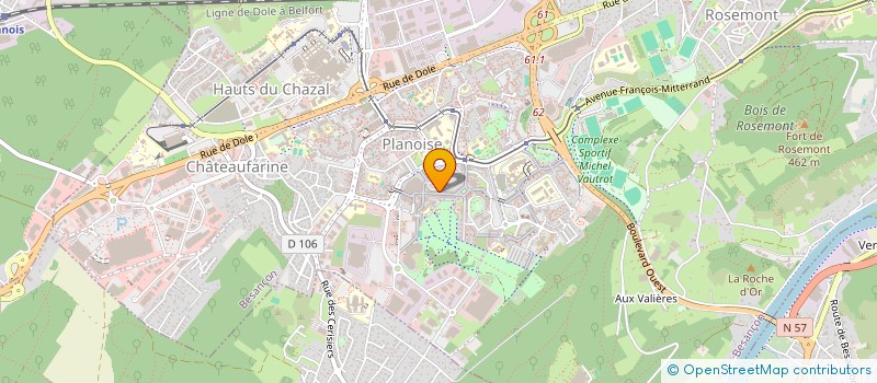 localisation de l'entreprise SARL ETUDE CONSTRUCTION FRIGORIFIQUE  BESANCON