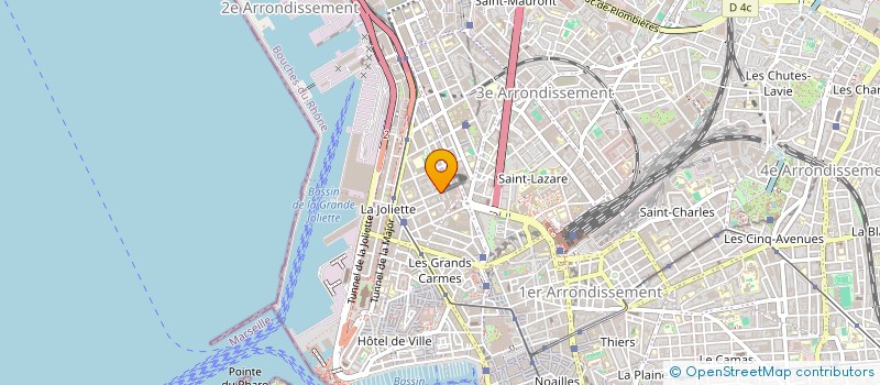 localisation de l'entreprise SARL ETUDE CONSTRUCTIONS MEDITERRANEENNE  MARSEILLE