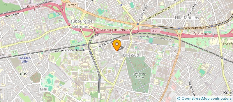 localisation de l'entreprise SARL ETUDE ET DEVIS ELECTRIQUE  LILLE