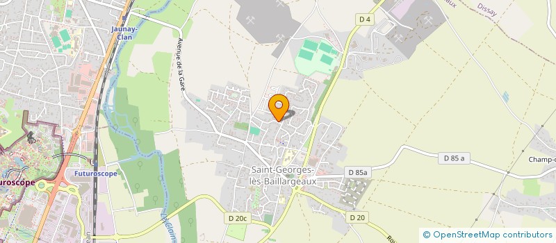 localisation de l'entreprise SARL ETUDES DEVIS METRES à SAINT-GEORGES-LES-BAILLARGEAUX