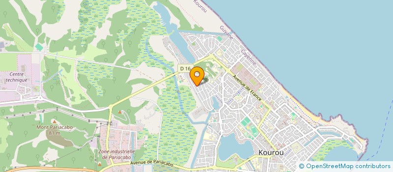 localisation de l'entreprise SARL ETUDES ET REALISATIONS AGRICOLES à KOUROU