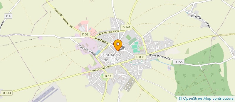 localisation de l'entreprise SARL EUDES  SAINT-ANDRE-DE-L'EURE