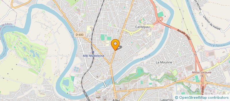 localisation de l'entreprise SARL EUGENE BOUSQUET à ALBI