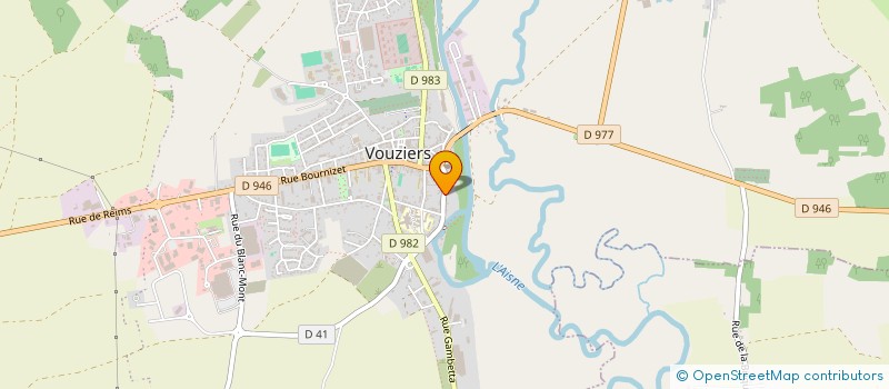 localisation de l'entreprise SARL EUR'HOME CONCEPT à VOUZIERS