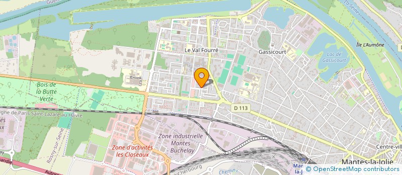 localisation de l'entreprise SARL EURABAT  MANTES-LA-JOLIE