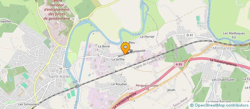 localisation de l'entreprise SARL EUREKA à MONTREM