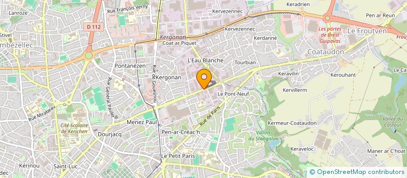 localisation de l'entreprise SARL EUREKA  BREST