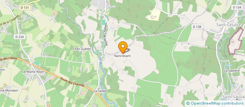 localisation de l'entreprise SARL EURO-ACTIF  CHANIERS