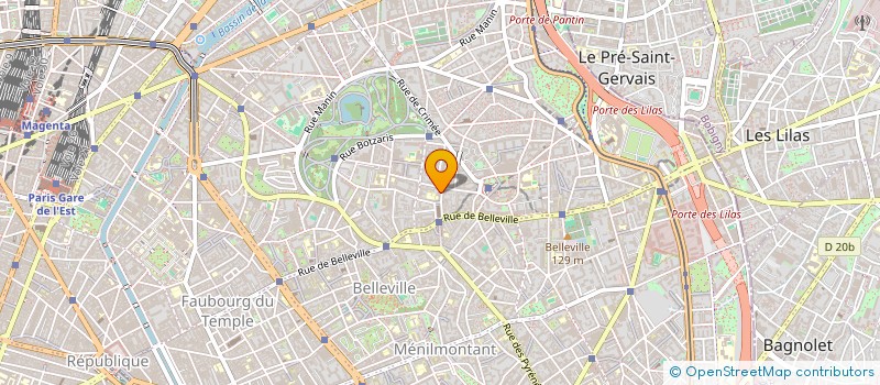 localisation de l'entreprise SARL EURO BAT HABIB  PARIS