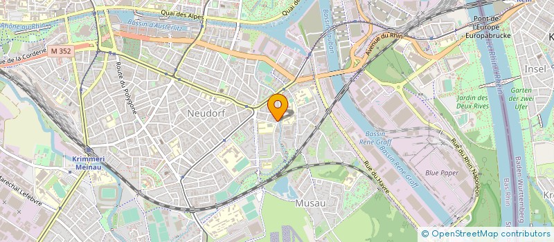 localisation de l'entreprise SARL EURO-BATI PRESTATIONS à STRASBOURG