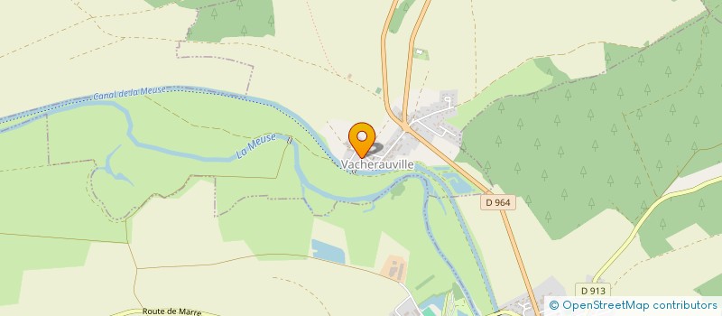 localisation de l'entreprise SARL EURO CERAMIQUE à VACHERAUVILLE