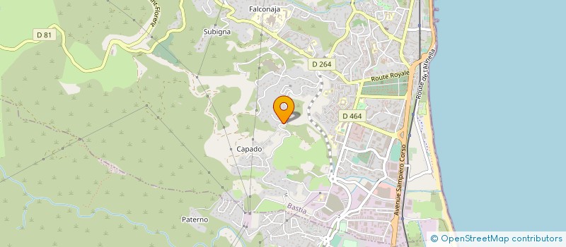 localisation de l'entreprise SARL EURO CONSTRUCTION 2000 à BASTIA