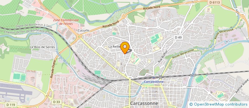 localisation de l'entreprise SARL EURO-CONSTRUCTION à CARCASSONNE