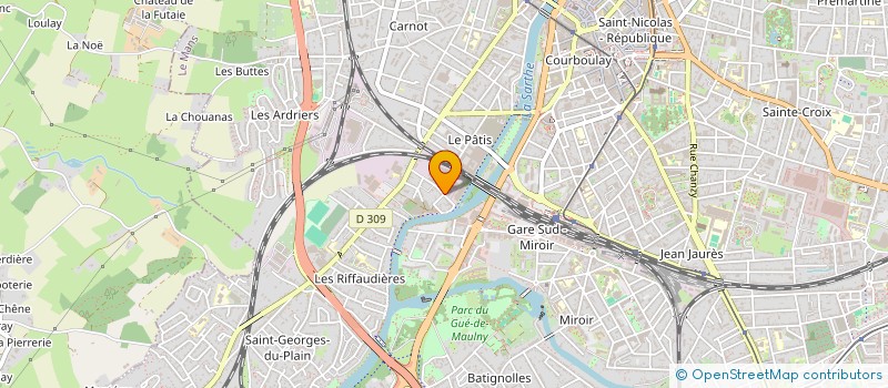 localisation de l'entreprise SARL EURO CPM  LE MANS