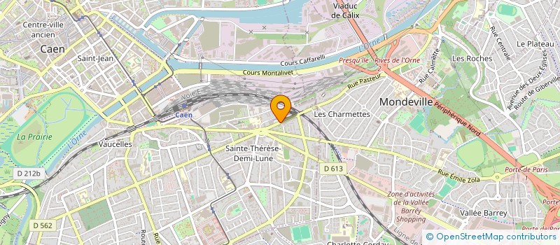 localisation de l'entreprise SARL EURO ELECTRO à CAEN