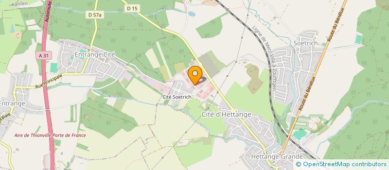 localisation de l'entreprise SARL EURO FER METAUX  HETTANGE-GRANDE