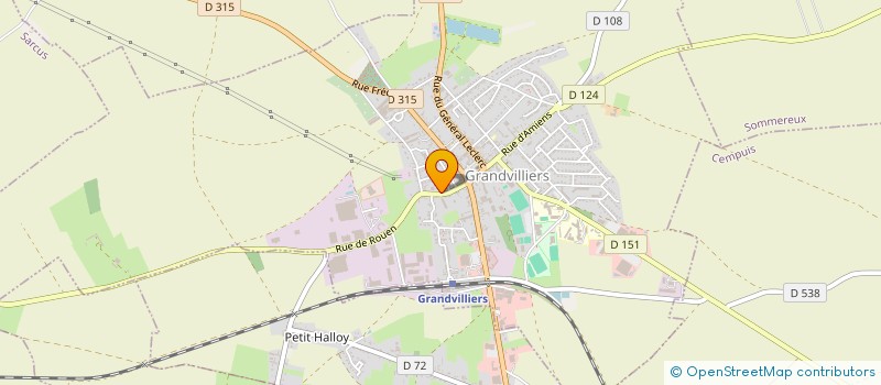 localisation de l'entreprise SARL EURO FIOUL à GRANDVILLIERS