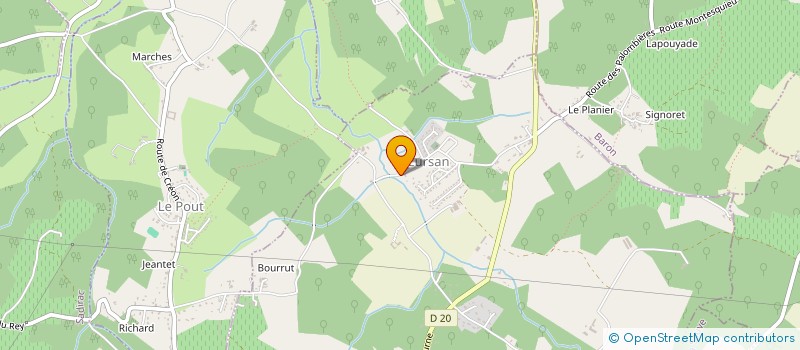 localisation de l'entreprise SARL EURO FRANCE TRADUCTION  CURSAN