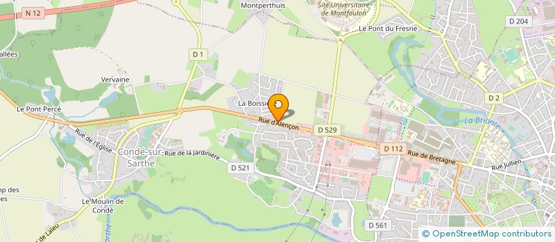 localisation de l'entreprise SARL EURO GARAGE à CONDE-SUR-SARTHE