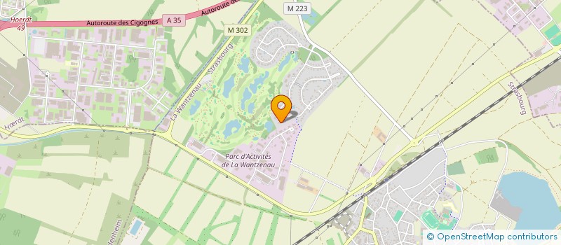 localisation de l'entreprise SARL EURO IMMO  LA WANTZENAU